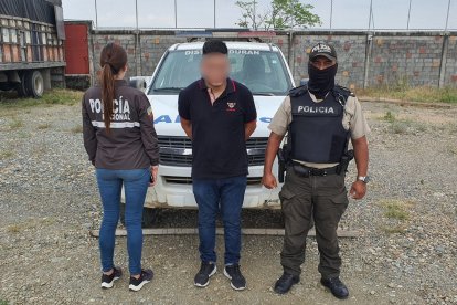 El detenido, según investigaciones policiales, custodiaba la droga.