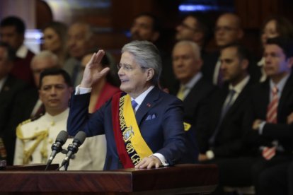 El presidente Guillermo Lasso instó a la Asamblea a trabajar juntos por el desarrollo del país.