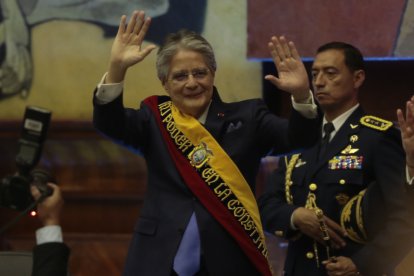 El presidente de la República Guillermo Lasso rindió el informe a la nación durante la mañana del martes 24 de mayo.