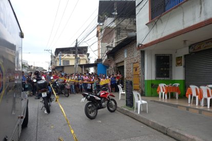 El sicariato se dio en la Juan Montalvo, de la cooperativa 8 de Mayo.