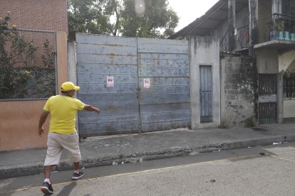 En este lugar ocurrió el hecho violento, la noche del sábado 28 de mayo.