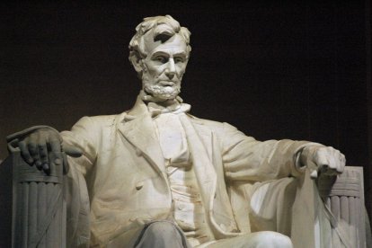 El famoso monumento al expresidente Lincoln.
