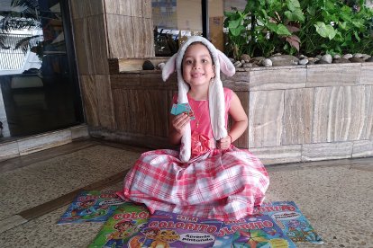 Desde que circula Colorito, Scarleth empezó a coleccionar el suplemento.