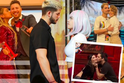 Parejitas que se formaron en las dos temporadas de 'El poder del amor'.