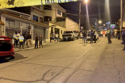 El sujeto se salvó de aproximadamente ocho disparos.