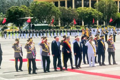 El presidente Guillermo Lasso.