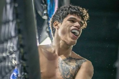 El luchador ecuatoriano Aaron Cañarte busca entrar en los próximos meses a la UFC.