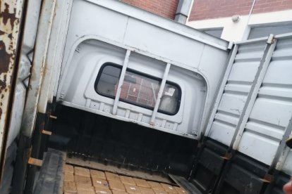 La droga encontrada en un camión.