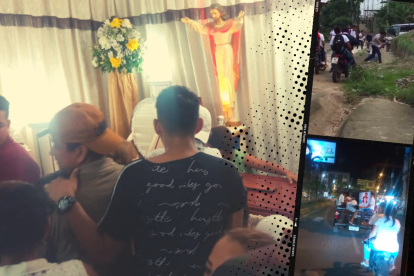 Los restos del adolescente fueron velados en la casa de sus abuelos.