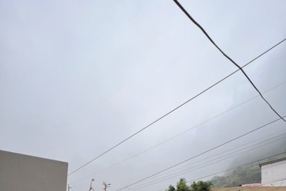 Una vista de lo nublado que amaneció la ciudad este 7 de junio.