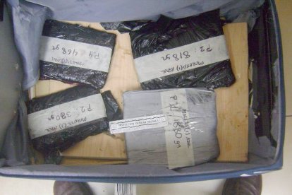 Constantemente a España y otros países de Europa intentan inhgresar droga desde Sudamérica.