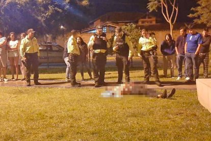El último crimen relacionado con tráfico de droga sucedió la semana pasada. Un hombre fue asesinado en el parque La Vida