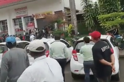 La situación fue controlada por agentes de la Policía Nacional, informaron las autoridades.