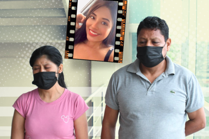 Rosalía Colcha y José Miranda, padres de Jenifer Mishel, de 23 años, piden a las autoridades que su crimen no quede  impune.