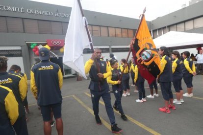 Gerlon Congo y Alecandra Escobar cobijaron a los integrantes del Team Ecuador.