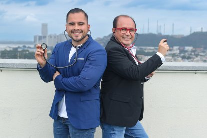 Cristhian y Orlando, más que médicos, amigos.