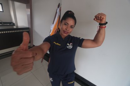 Alexandra Escobar, a sus 41 años sigue en forma y entrenando fuerte. Los Juegos Bolivarianos serán su primer reto en este año.