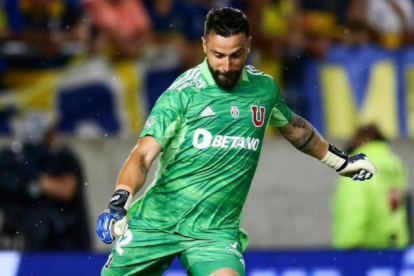 El arquero Hernán Galíndez llegó esta temporada como refuerzo de la U de Chile.