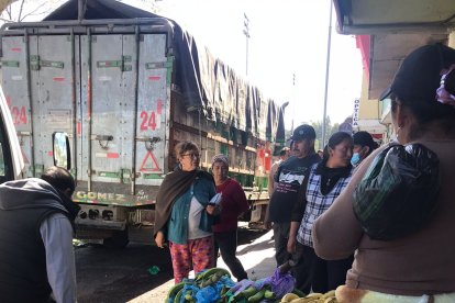 El mercado Mayorista, principal abastecedor de productos de 64 micromercados fue bloqueado. El gas tampoco llega a los hogares.