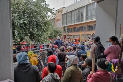 La gobernación de Tungurahua fue tomada por segunda vez por los indígenas.