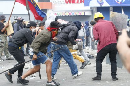 Leonidas Iza está en zozobra porque manifestantes se quejan por la falta de comida y más