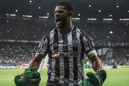 El atacante brasileño Hulk es una de las principales armas que tiene en ataque el Atlético Mineiro de Brasil.