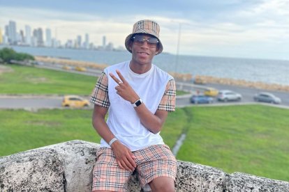 Gonzalo Plata aprovechó sus vacaciones para conocer Cartagena de Indias.