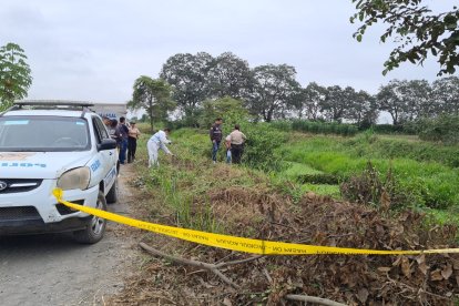 En la mañana de este jueves 30 de junio, personal policial realizó la inspección en el sitio.