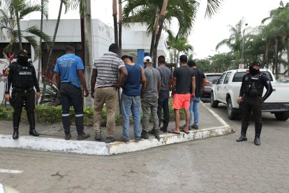 Entre los detenidos hay un ciudadano de nacionalidad colombiana.