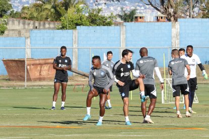 Emelec se alista para su duelo de vuelta, por los octavos de final de la Copa Libertadores, ante Atlético Mineiro de Brasil.