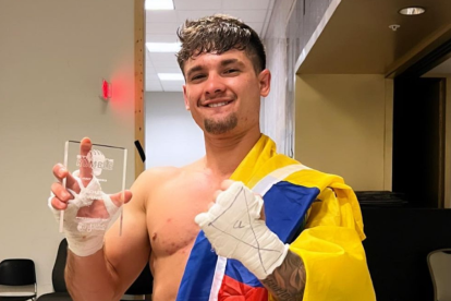 Matías Nader registra un récord profesional de 3 victorias y cero derrotas.