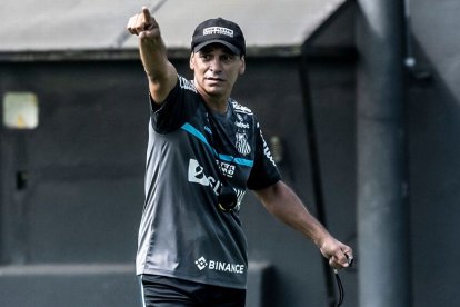 El estratega argentino Fabián Bustos no continuará en el Santos de Brasil.