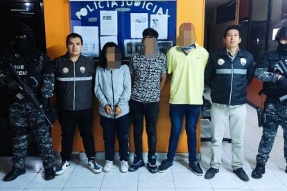 A los tres detenidos les giraron la boleta de encarcelación.