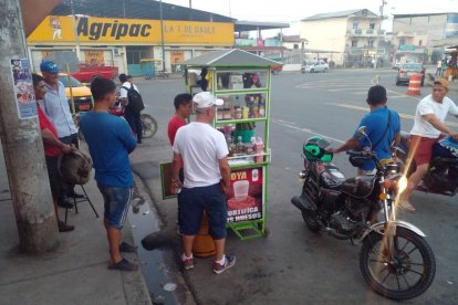 Los comerciantes de la T paralizaron sus actividades.