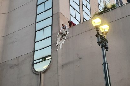 Las afectaciones fueron más superficiales en las construcciones.