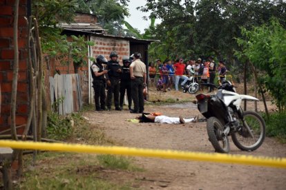 Nelson Geovanny Santacruz Días registra cuatro antecedentes penales.