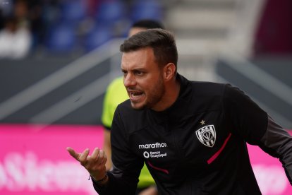 Martín Anselmí, el entrenador de Independiente del Valle.