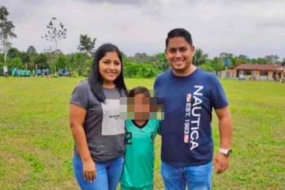 Esta familia habría sido secuestrada en Quinindé.