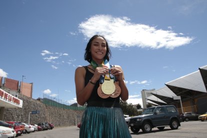 Gabriela Vargas obtuvo una medalla de oro y tres de bronce en los Juegos Mundiales. La Chula quiere inspirar a las nuevas generaciones.