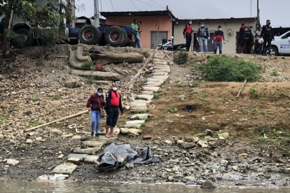 Los pesqueros hallaron el cuerpo flotando en el río San Pablo de Babahoyo.