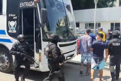 Los sospechosos fueron detenidos la madrugada del miércoles.