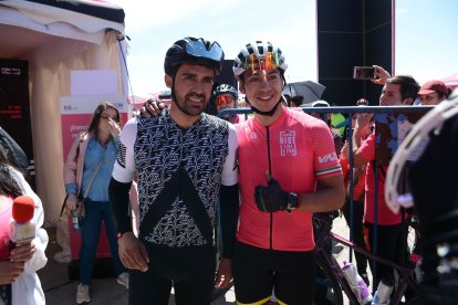 El exciclista español Alberto Contador fue uno de los invitados a la competencia. El recorrido en la altura le pasó factura