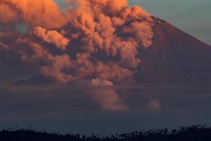 La nube de ceniza del Sangay viajó desde Morona Santiago hasta Guayas.