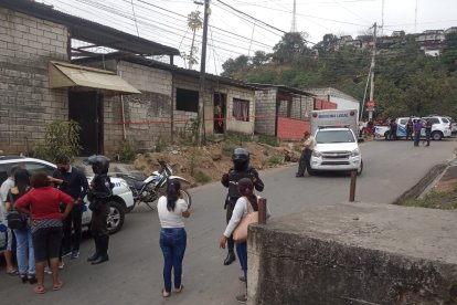 En este sector fue hallado el cadáver.