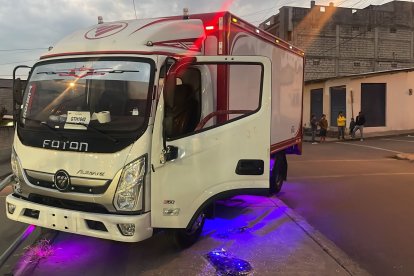 El comerciante fue interceptado mientras conducía su pequeño camión.