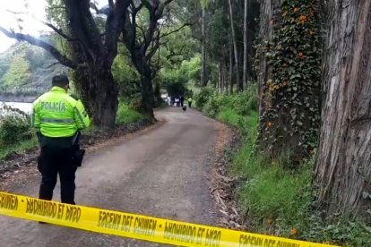 El hecho se reporto cuando agentes policiales realizaban un rastreo en búsqueda de una de una persona denunciada desaparecida en el lugar.