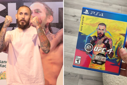 El peleador ecuatoriano desmintió a través de la red social Twitter que está en la tapa del juego, pero sí es parte de los luchadores en la actualización.