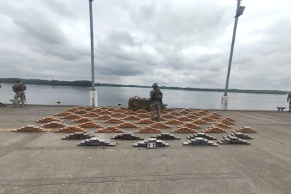 Bala, guerrilla e incautación de cocaína en zona fronteriza de Esmeraldas