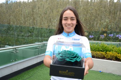 Ana Vivar ha demostrado una gran proyección en el ciclismo y sueña con correr en Europa.