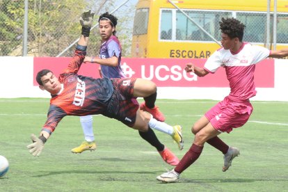 Juan Ortiz abrió el marcador para la Universidad Católica a los 27 minutos.